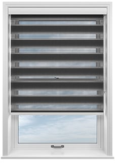 Origin, Charcoal - Motorised Day and Night Blind